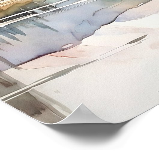 Nationalpark Denali Poster (Ecke)