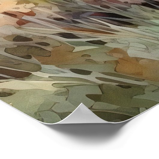 Nationalpark Denali Poster (Ecke)