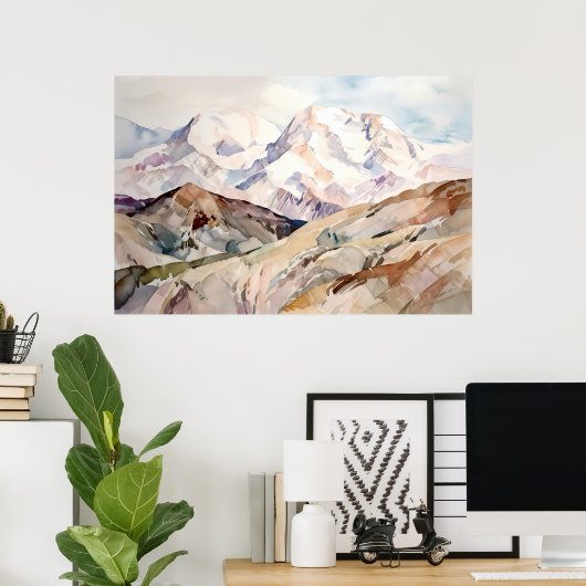 Nationalpark Denali Poster (Heimbüro)