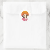 NATIONALPARK DENALI RUNDER AUFKLEBER (Tasche)