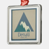 Nationalpark Denali Rustica Ornament Aus Metall (Links)