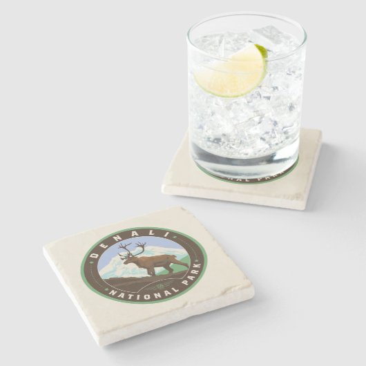 Nationalpark Denali Steinuntersetzer (Seitenansicht)