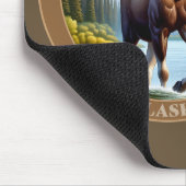 Nationalpark Denali und Reservat Alaska Mousepad (Ecke)
