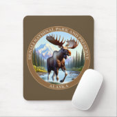 Nationalpark Denali und Reservat Alaska Mousepad (Mit Mouse)