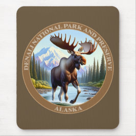 Nationalpark Denali und Reservat Alaska Mousepad