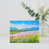 Nationalpark Denali und Schutzgebiet Alaska Postkarte (Stehend Vorderseite)