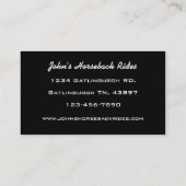 Nationalpark der Great Smokie Mountains Visitenkarte (Rückseite)