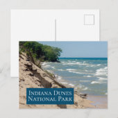 Nationalpark der Großen Seen Indiana Dunes Postkarte (Vorne/Hinten)