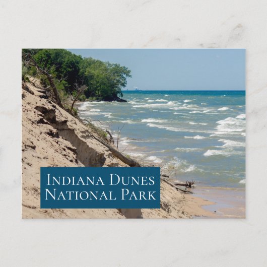 Nationalpark der Großen Seen Indiana Dunes Postkarte (Vorderseite)