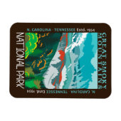 Nationalpark der Großen Smokygebirge erschüttert Magnet (Horizontal)