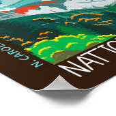 Nationalpark der Großen Smokygebirge erschüttert Poster (Ecke)