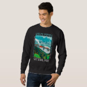 Nationalpark der Großen Smokygebirge erschüttert Sweatshirt (Vorne ganz)