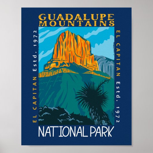 Nationalpark der Guadalupe Poster (Vorne)