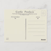 Nationalpark der Pyrenäen Frankreich, Schafe Postkarte (Rückseite)