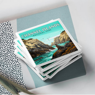 Nationalpark der Vintagen Kanalinseln Magnet