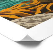 Nationalpark der Vintagen Kanalinseln Poster (Ecke)