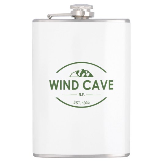 Nationalpark der Windhöhle Flachmann (Vorderseite)