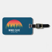 Nationalpark der Windhöhle Gepäckanhänger (Vorderseite horizontal)