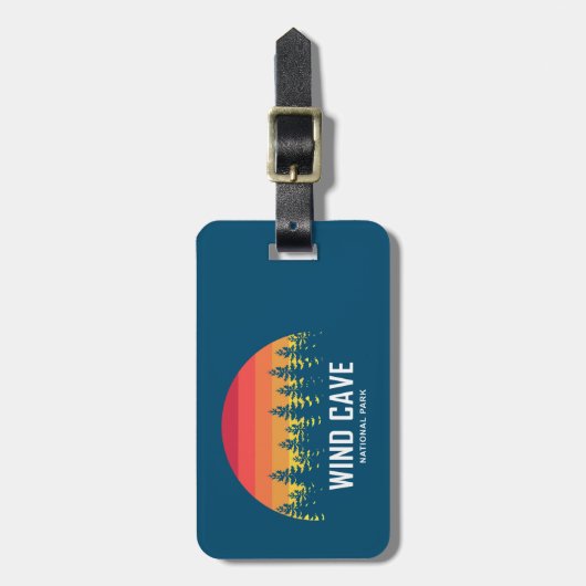 Nationalpark der Windhöhle Gepäckanhänger (Vorderseite vertikal)