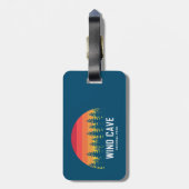 Nationalpark der Windhöhle Gepäckanhänger (Rückseite vertikal)