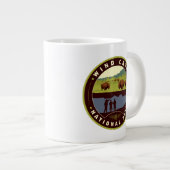 Nationalpark der Windhöhle Jumbo-Tasse (Vorderseite Rechts)