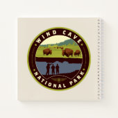 Nationalpark der Windhöhle Notizblock (Rückseite)