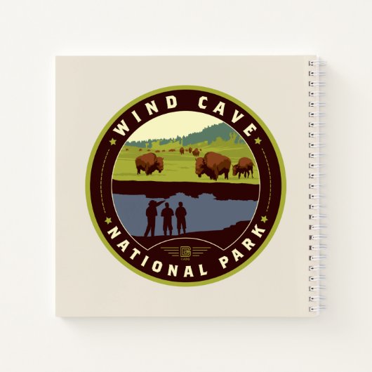 Nationalpark der Windhöhle Notizblock (Rückseite)