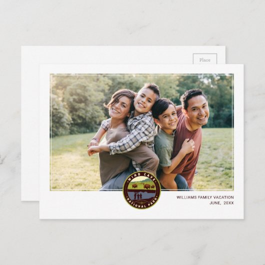 Nationalpark der Windhöhle Postkarte (Vorne/Hinten)