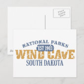 Nationalpark der Windhöhle Postkarte (Vorne/Hinten)