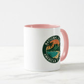 Nationalpark des amerikanischen Emblems der Samoa- Tasse (VorderseiteRechts)