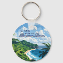 Nationalpark des amerikanischen Samoa Beach Regenw