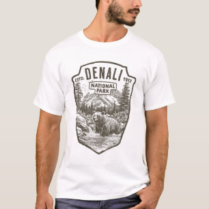 Nationalpark des Denali Bear River Alaska 1917 T-Shirt