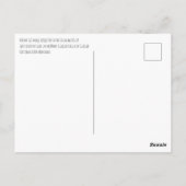 Nationalpark des Grinnell Glacier Postkarte (Rückseite)