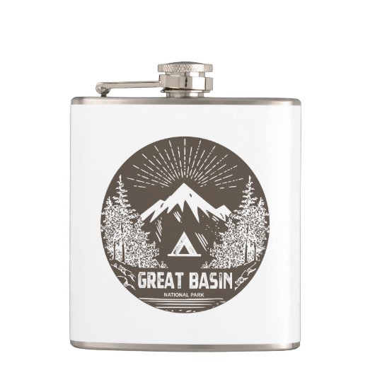 Nationalpark des Großen Beckens Flachmann (Vorderseite)