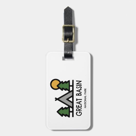 Nationalpark des Großen Beckens Gepäckanhänger (Vorderseite vertikal)