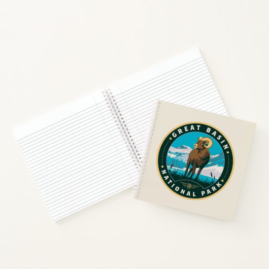 Nationalpark des Großen Beckens Notizblock (Innenseite)