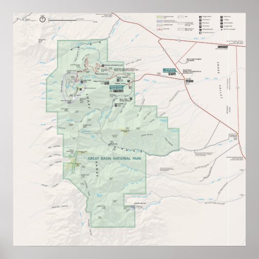 Nationalpark des Großen Beckens Poster (Vorne)