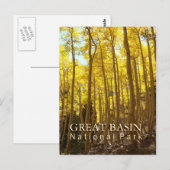 Nationalpark des Großen Beckens Postkarte (Vorne/Hinten)