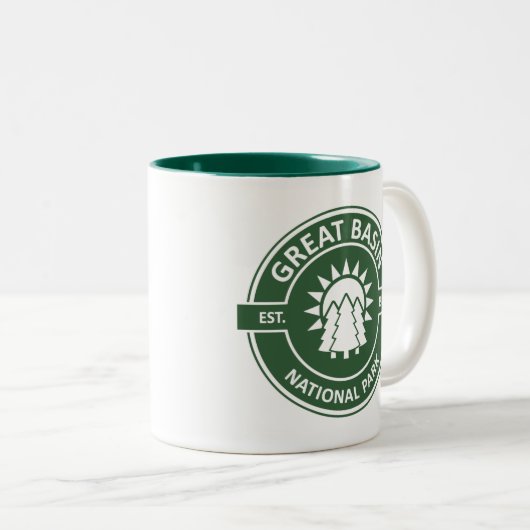 Nationalpark des Großen Beckens Zweifarbige Tasse (VorderseiteRechts)