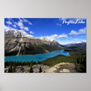 Nationalpark des Peyto See-, Banff, Kanadier Poster