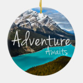 Nationalpark des Peyto See-, Banff Keramik Ornament (Hinten)