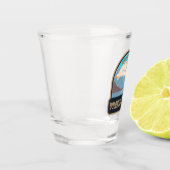 Nationalpark Dolomiti Bellunesi Italien Vintag Schnapsglas (Links)