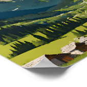 Nationalpark Dolomiti Bellunesi Poster (Ecke)