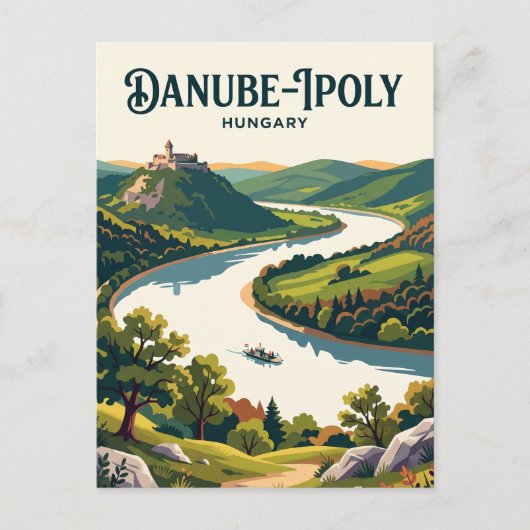 Nationalpark Donau-Ipoly Ungarn Postkarte (Vorderseite)