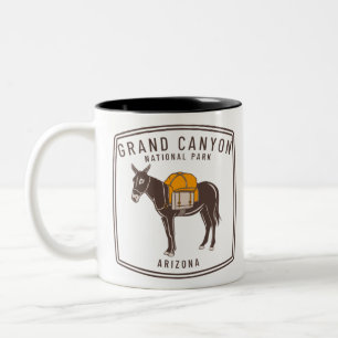 Nationalpark Donkey Zweifarbige Tasse
