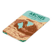 Nationalpark Doppelte Arche Magnet (Linke Seite)