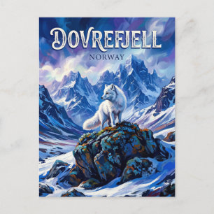 Nationalpark Dovrefjell-Sunndalsfjella Norwegen Postkarte