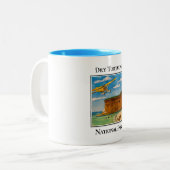 Nationalpark Dry Tortugas, Florida Zweifarbige Tasse (Vorderseite Links)