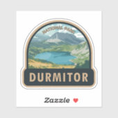 Nationalpark Durmitor Aufkleber (Blatt)