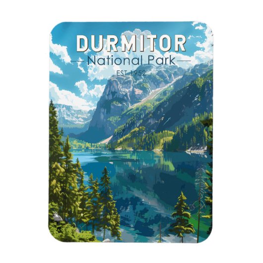 Nationalpark Durmitor Magnet (Vertikal)